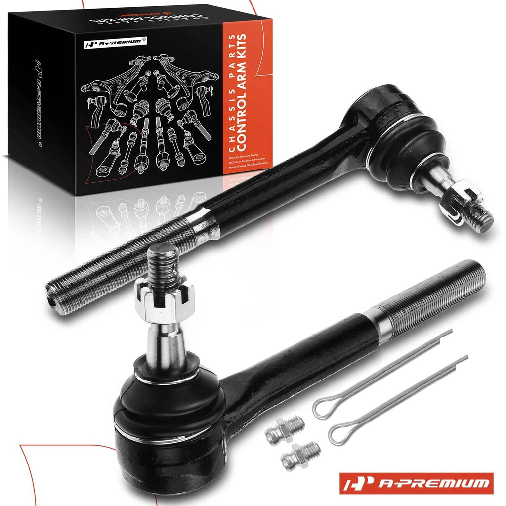 2X Front Outer Tie Rod Ends for Chevy Tahoe Blazer GMC Yukon (1995–2000)