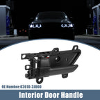 Front Left Driver Side Interior Door Handle for Hyundai Veracruz (2007–2012) Black