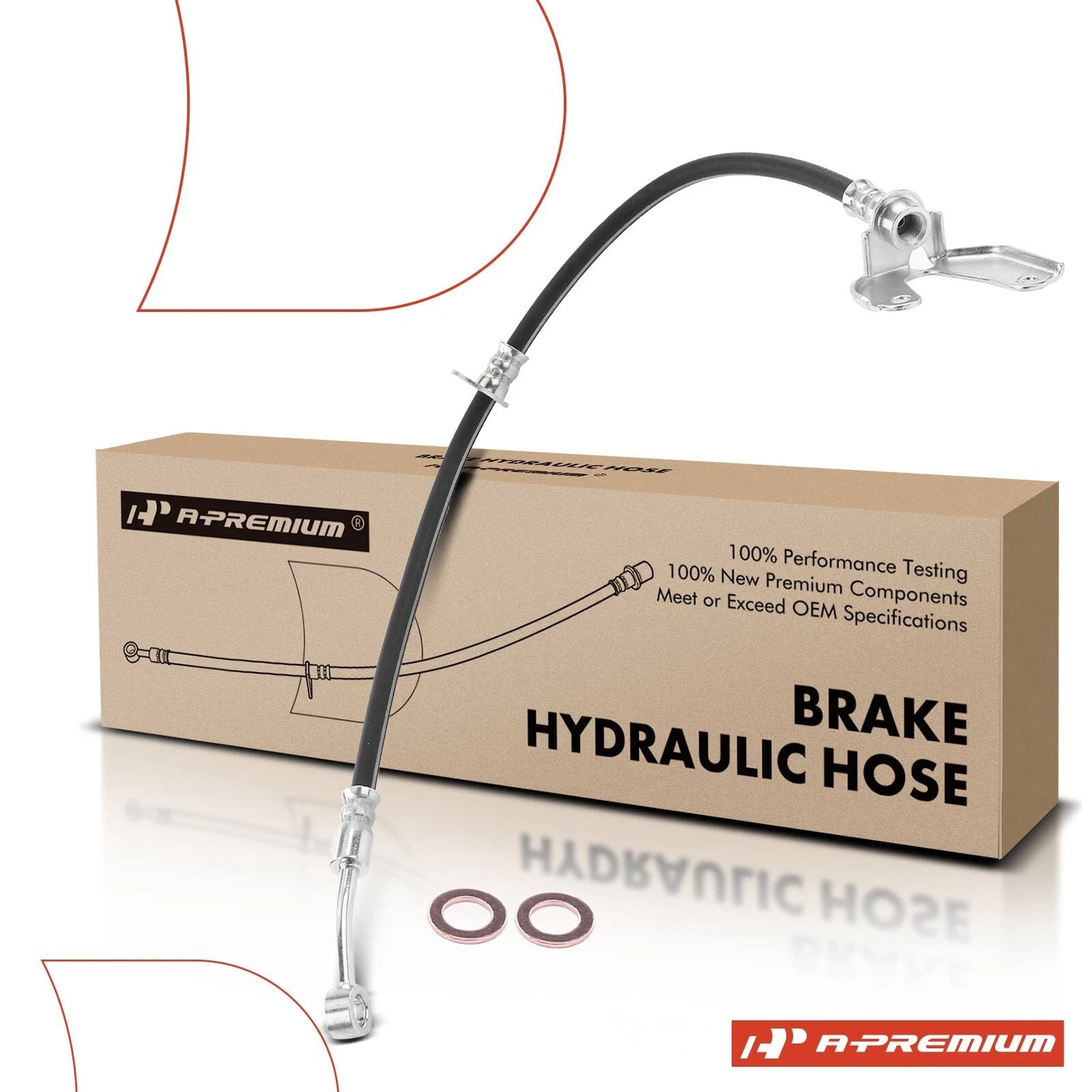 Front Left Brake Hydraulic Hose for Honda Insight (2001–2006)