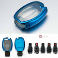 Blue TPU Smart Key Full Protect Cover for Mercedes-Benz C E S M GLK (2013–2020)