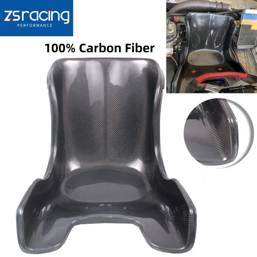Medium Size Carbon Fiber Go-Kart Racing Seat