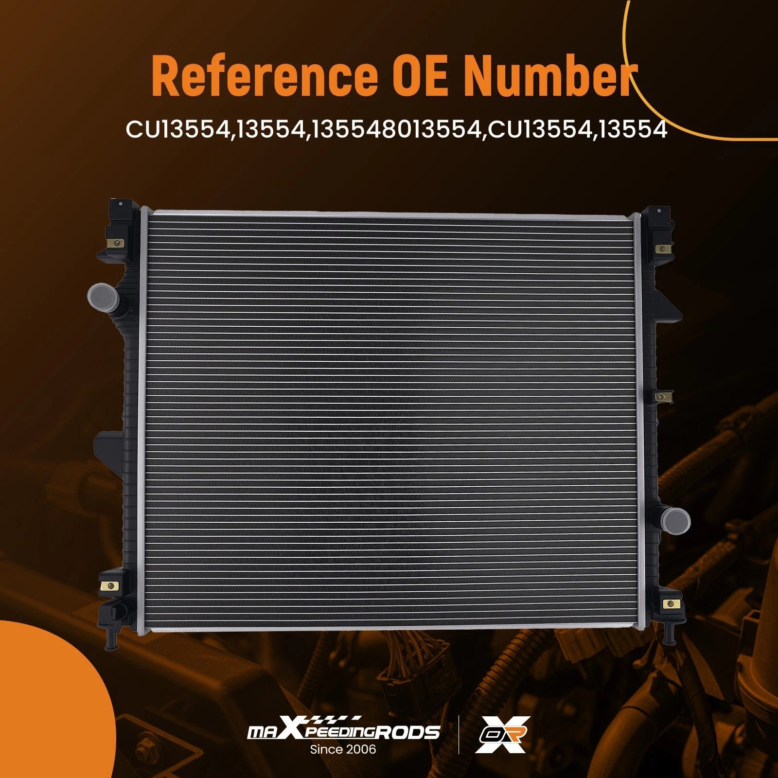 Crossflow Radiator for Ford Edge/Lincoln MKX V6 (2015-2018)