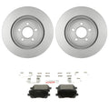 Bosch 320mm Disc Brake Rotors & Semi-Met Brake Pads Kit for Dodge Charger