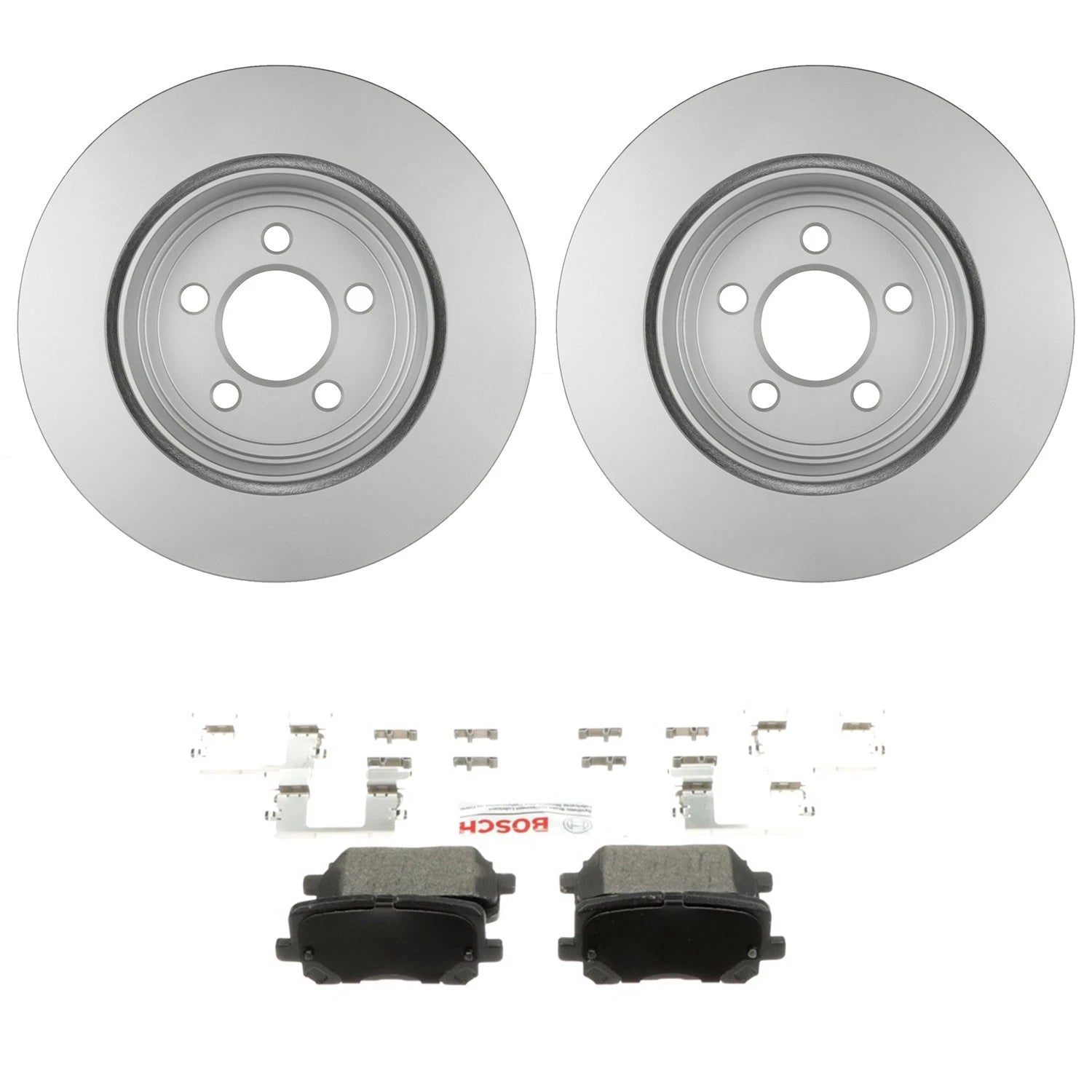 Bosch 320mm Disc Brake Rotors & Semi-Met Brake Pads Kit for Dodge Charger