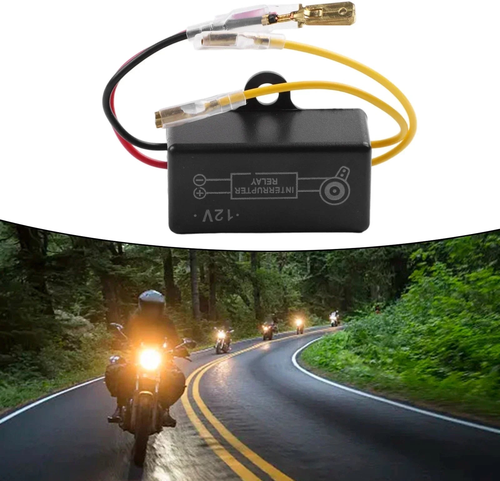 Auto Relay 12V for Motorcycles Universal Fitment