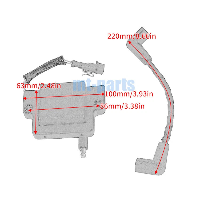 Ignition Coil for Ski-Doo Summit SP 600HO ETEC (2016–2019), Summit X 800R ETEC (2016–2019)