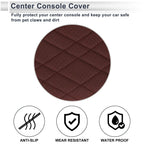 1 x Pair Car Center Console Cover with Storage Bag for BMW X7 Red (2019-2023)