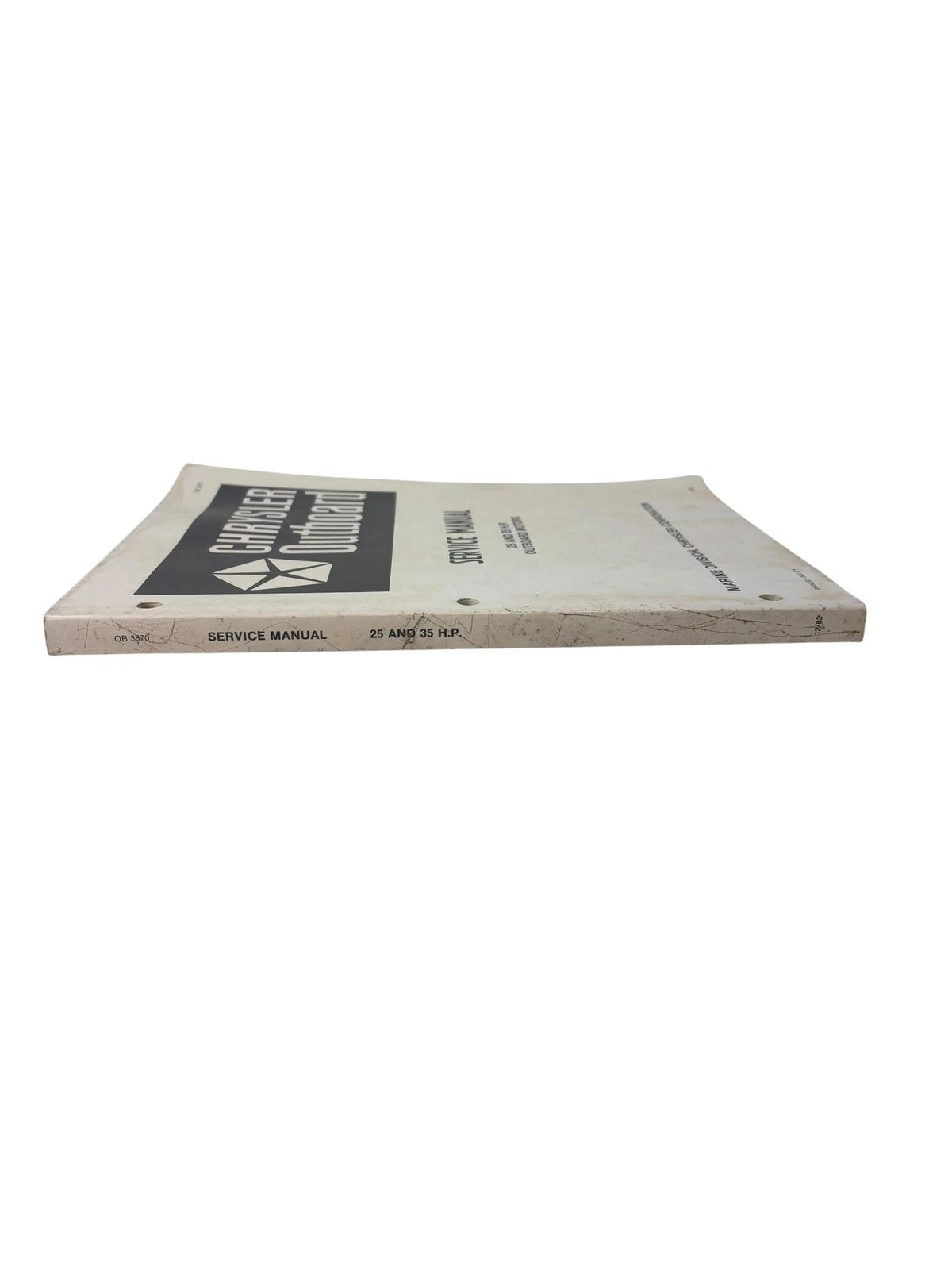 Service Manual for Chrysler Outboard OB 3870 (25/35 HP)