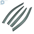Set of 4 Window Visors for Infiniti Q50 (2014–2021) Smoke Tinted Acrylic