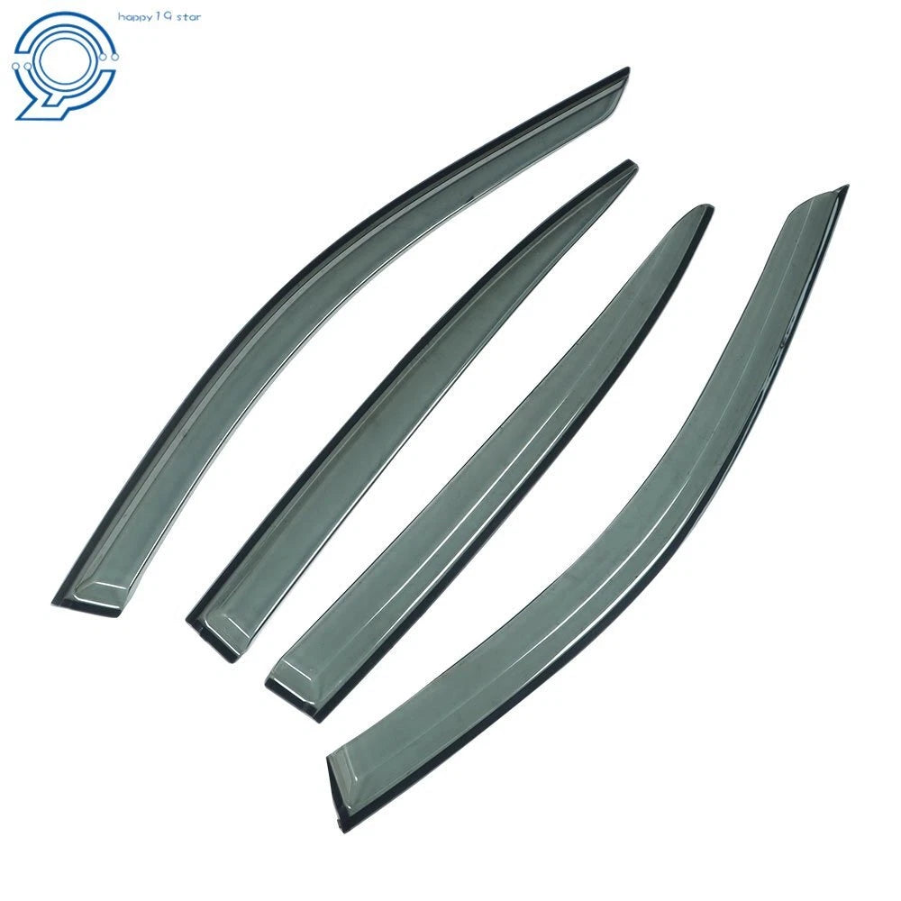 Set of 4 Window Visors for Infiniti Q50 (2014–2021) Smoke Tinted Acrylic