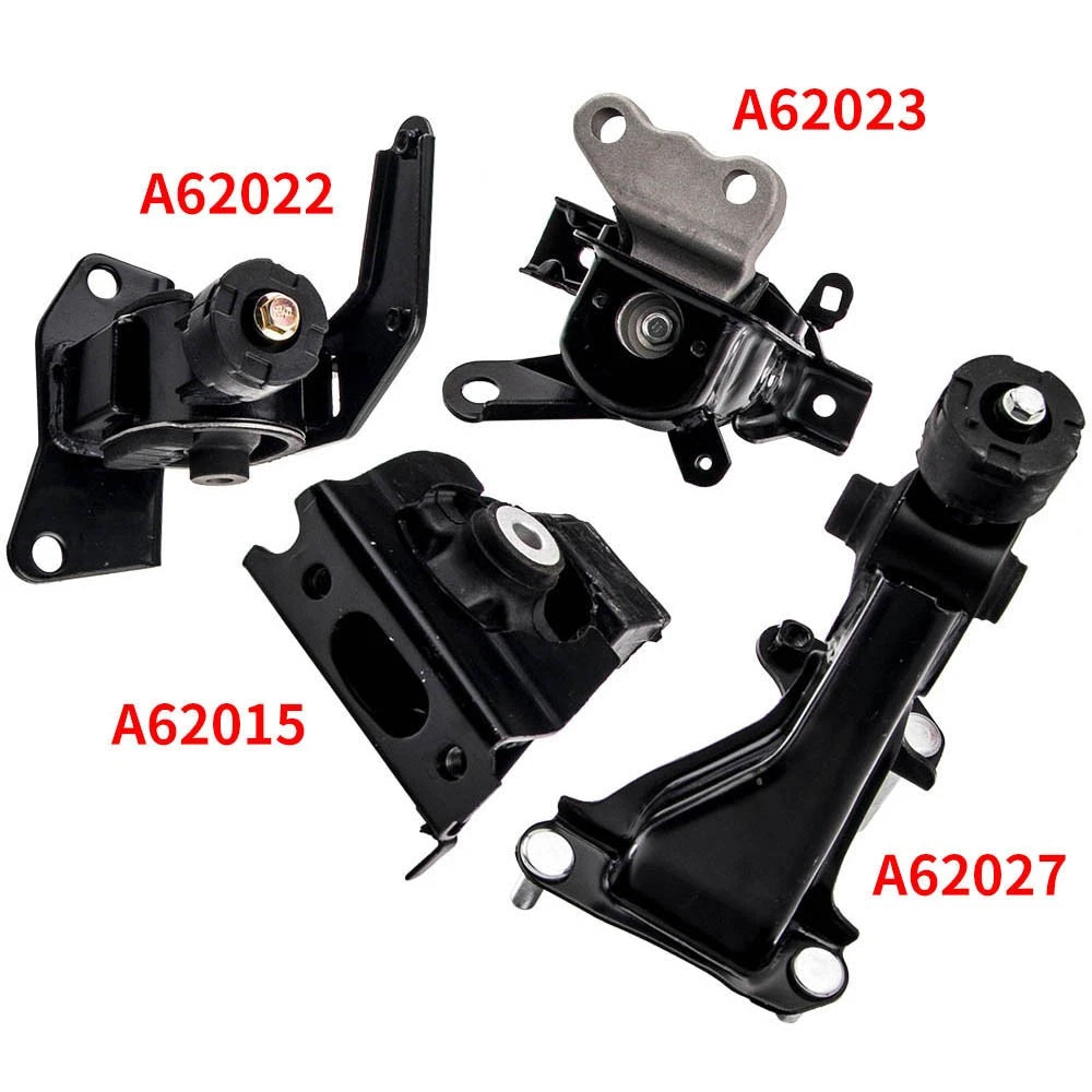 Set of 4 Engine Motor Mounts for Toyota Matrix/Corolla 1.8L (2009–2013) A62027 A62022