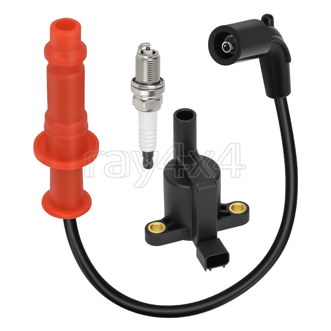 Ignition Coil with Wire Cap & Spark Plug for Polaris Sportsman 550 XP X2 (2011–2014)