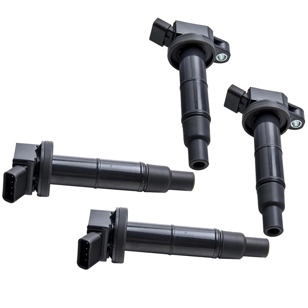 Set of 4 Ignition Coils for Toyota RAV4, Camry, Lexus 2.4L L4 (2005–2010) UF333 19205387