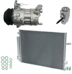 AC Compressor Kit With Condenser for Chevrolet Camaro 2.0L (2017–2017)