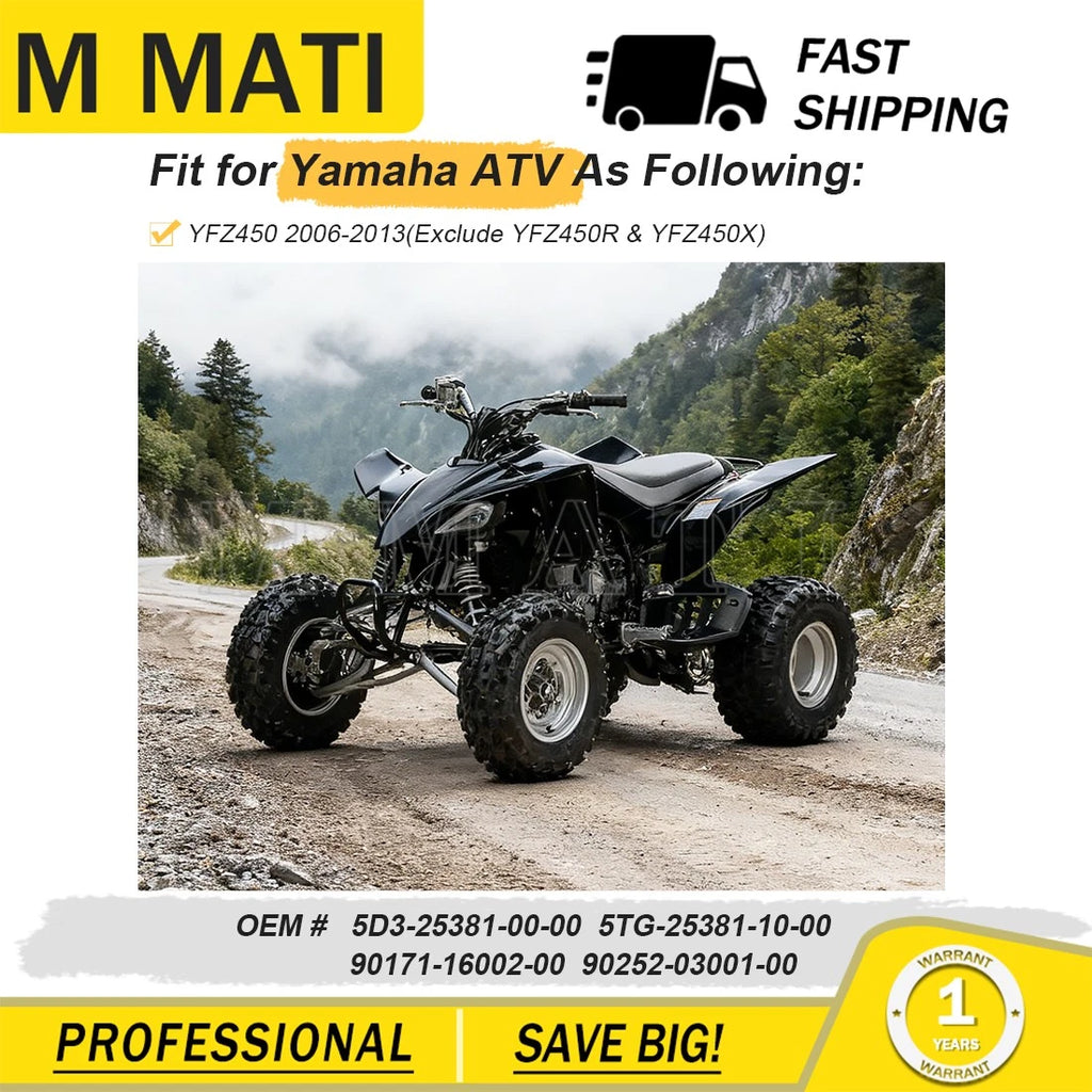 Rear Axle Shaft for Yamaha YFZ450 (2004–2023) 5D3-25381-00-00 5TG-25381-10-00 90171-16002-00
