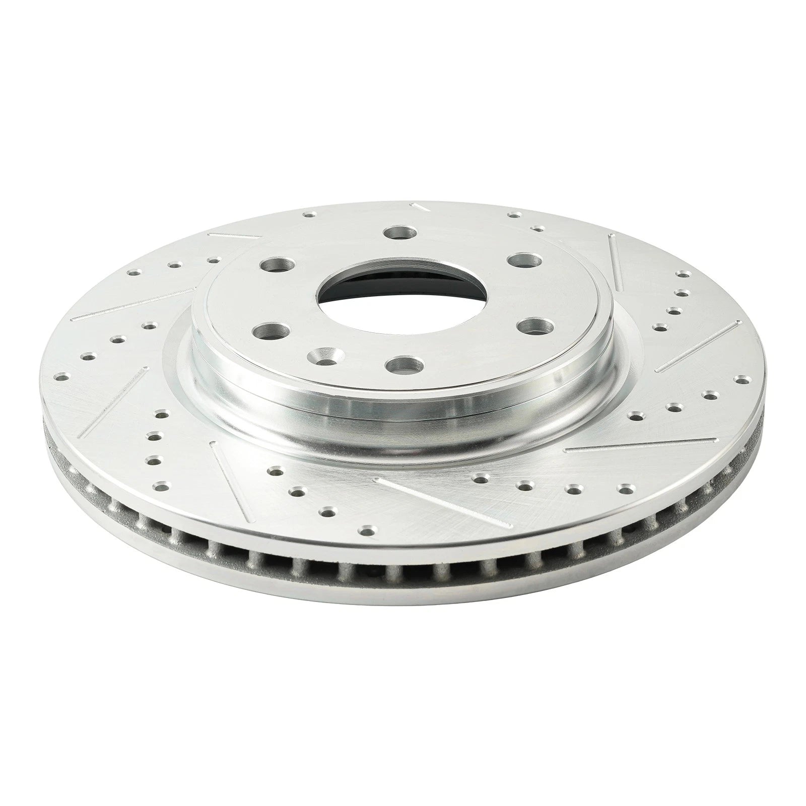 Front Drilled & Slotted Brake Rotors for GMC Acadia (2007–2016)