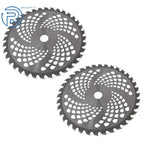 2X Carbide Tip Brush Blades for Cutter Trimmer (9" x 36T)