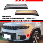 Front Bumper Side Marker Light Lamp for Jeep Cherokee (2021–2025)