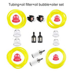 Fuel Hose Set with Oil Filter and Primer Bulb for Chainsaw and Trimmer