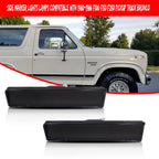 Smoke Lens White LED Front Side Marker Lights for Ford F150 F250 F350