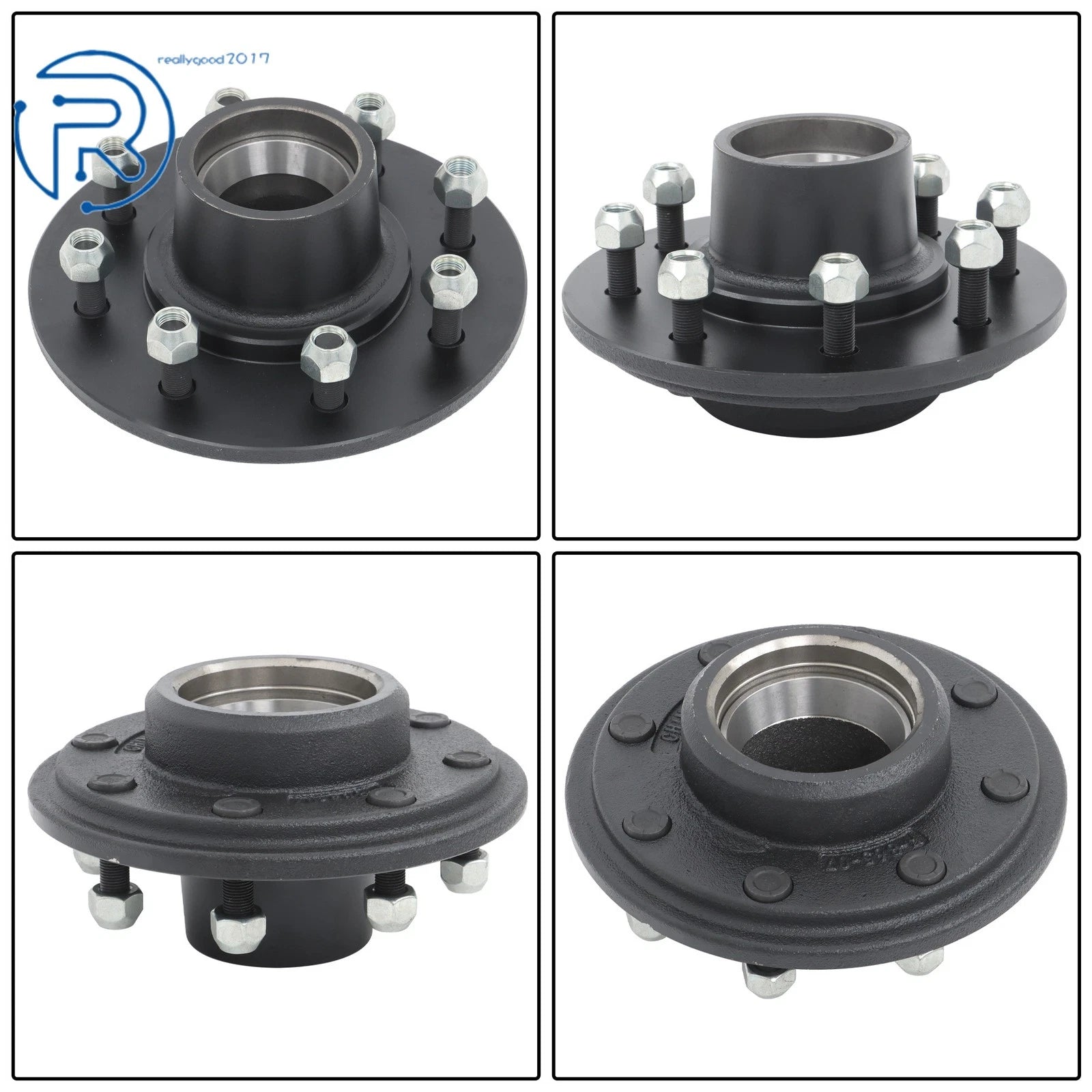Idler Hub Kit for 7000 lbs Axle (8 on 6.5" Bolt Circle)