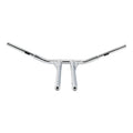 Chrome Rise 1-1/4 T-Bar Handlebar for Harley Road King Softail Deluxe