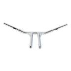 Chrome Rise 1-1/4 T-Bar Handlebar for Harley Road King Softail Deluxe