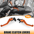 Brake Clutch Lever Set for Honda CBR300R (2014–2019) Orange Aluminum Alloy