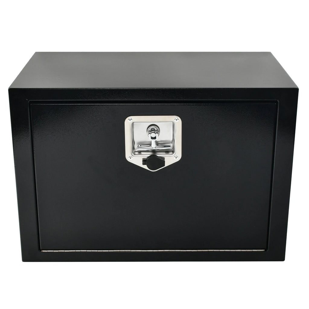 Underbody Tool Box for Pickup Truck (24''×14''×16'', Black Steel)