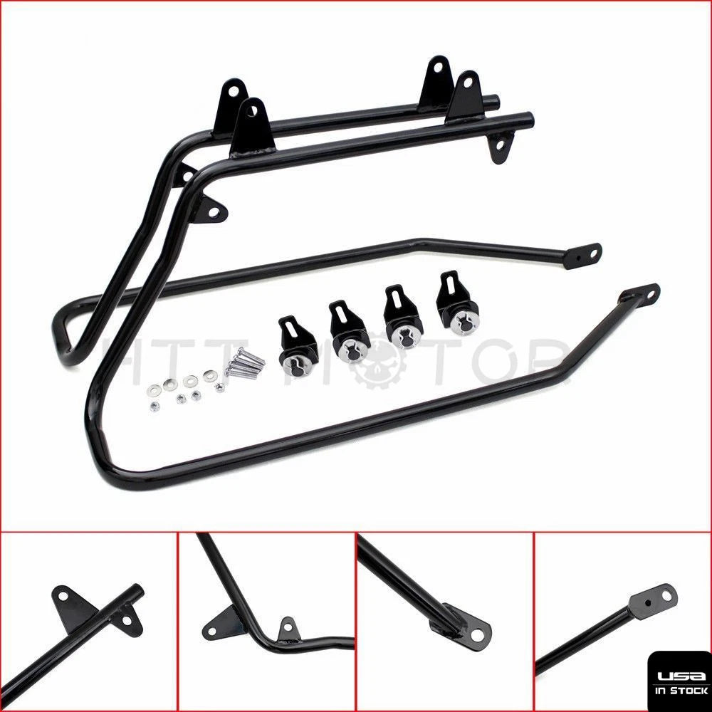 Saddlebag Support Conversion Bracket Kit for Harley Heritage Softail (1984–2013)