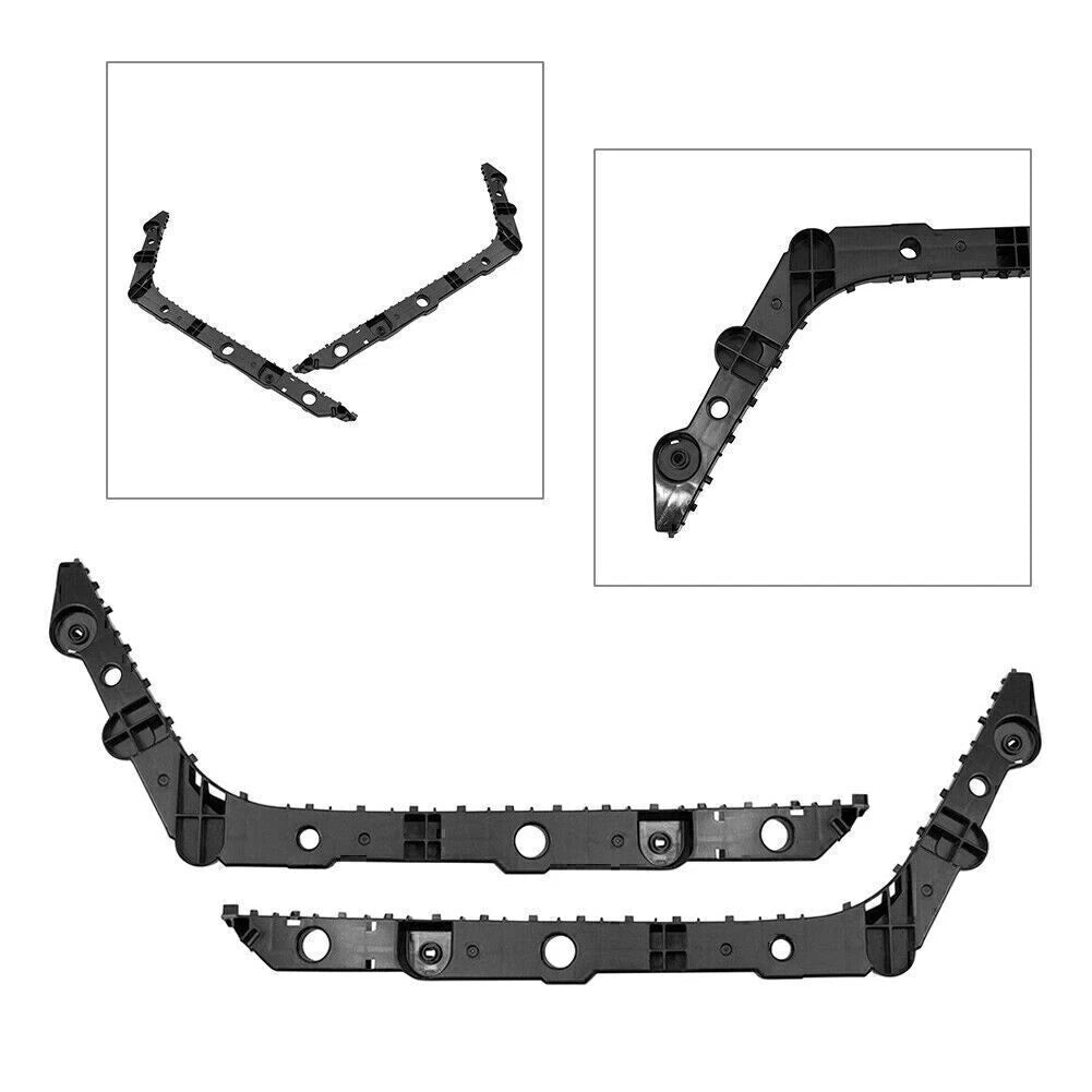 2X Black Rear Bumper Side Brackets for Nissan Sentra (2013–2018) 852273SH0A