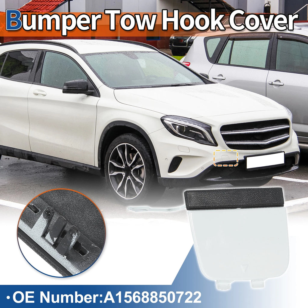 Tow Hook Cover for Mercedes-Benz GLA X156 (2014–2020) No.A1568850722 White
