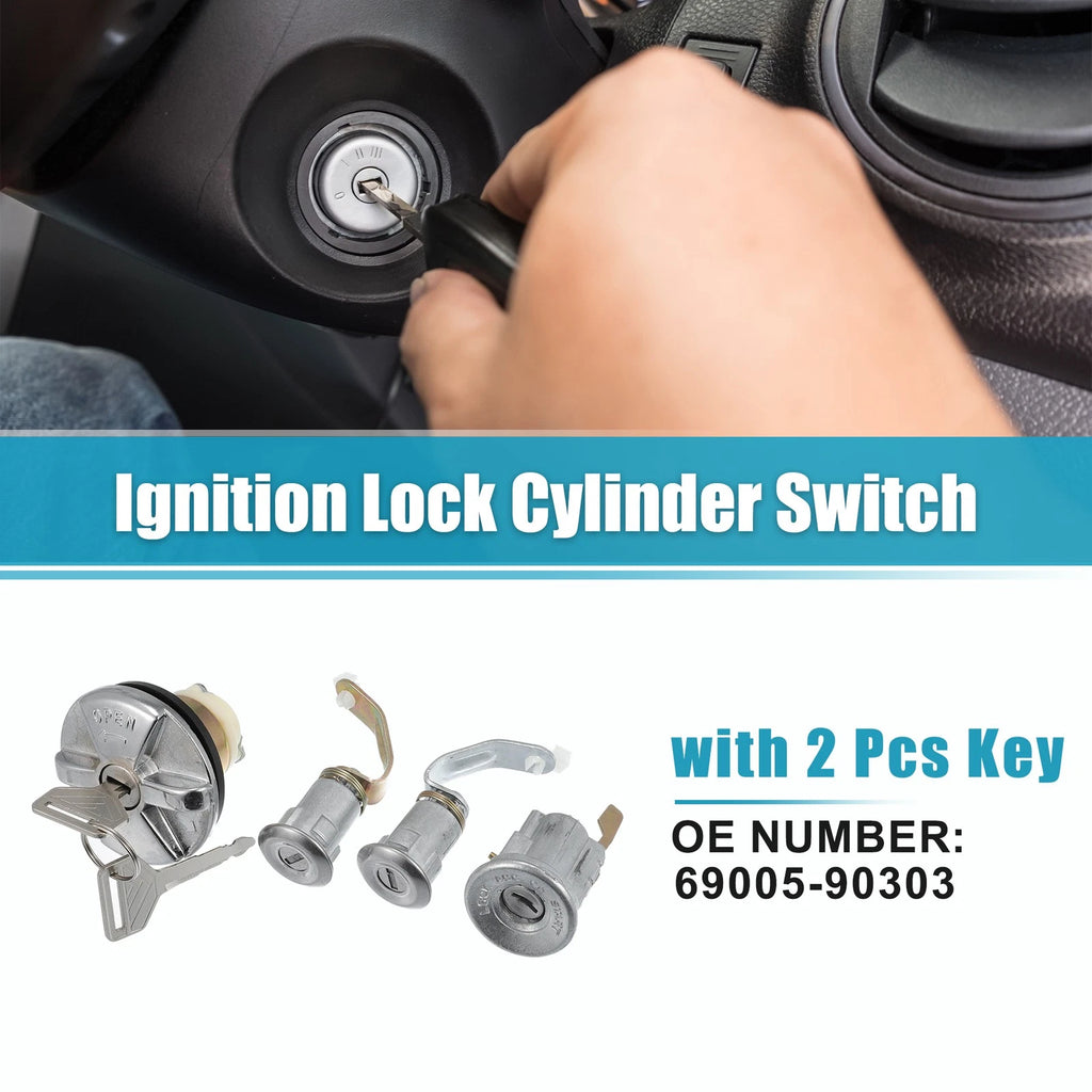 Ignition Lock Cylinder Kit for Toyota (1 Set)
