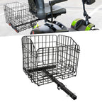 Folding Rear Basket for Mobility Scooters Power Chairs (1" Hitch Receiver)