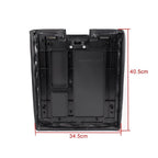 Center Console Lid Armrest Cover for Chevy Silverado GMC Sierra (2007–2014) Black