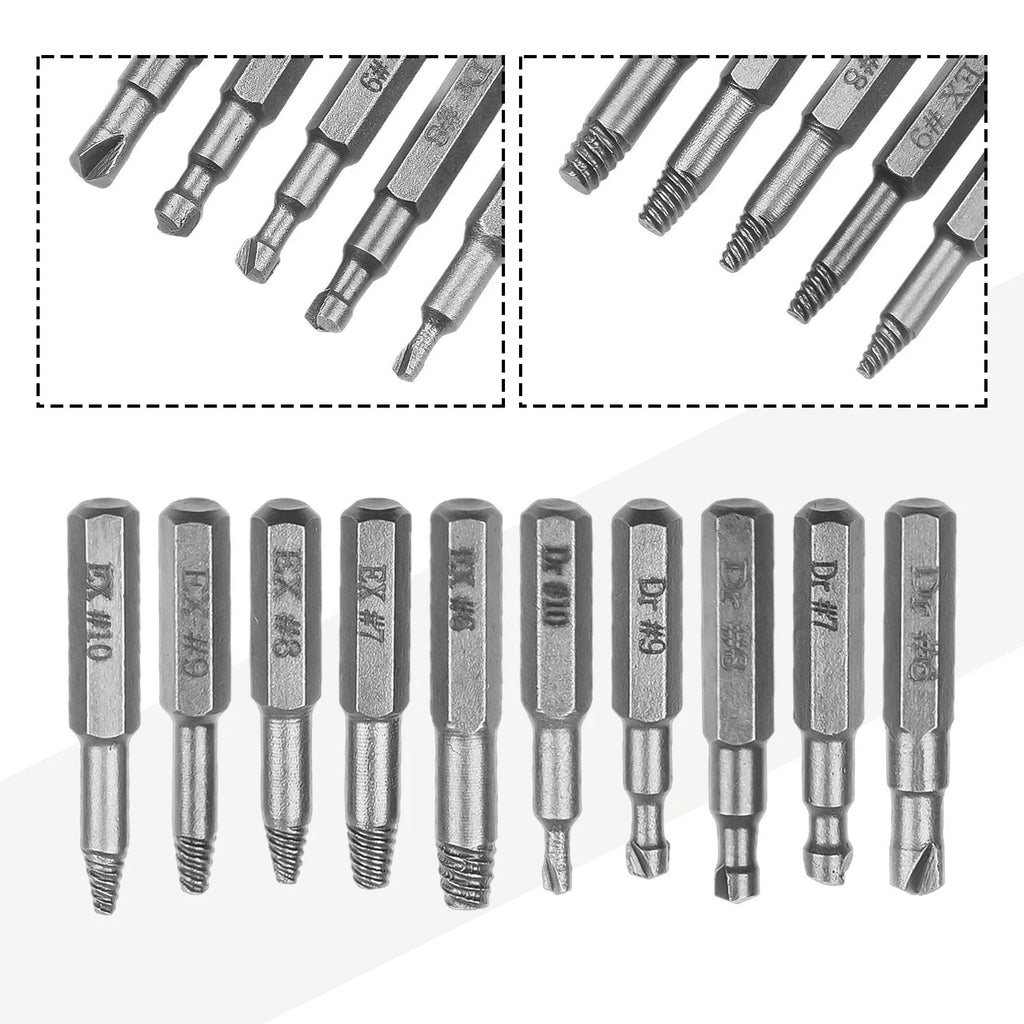 2X Screw Removal Drill Bit Set for Multipurpose Use