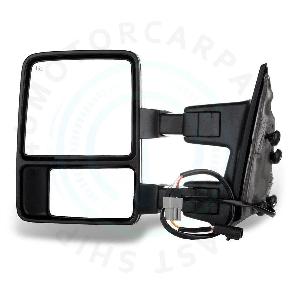2X LED Signal Heated Tow Mirrors for Ford F250-F550 Super Duty (1999–2007)
