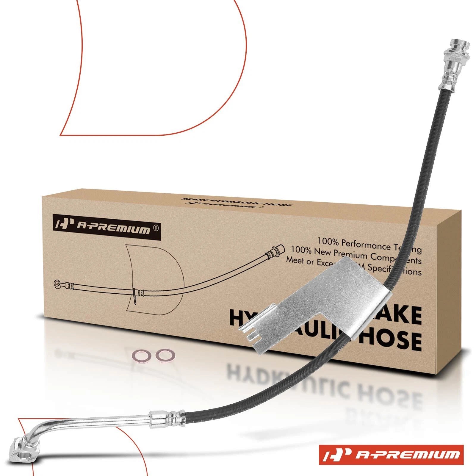 Front Left Brake Hydraulic Hose for Chevy GMC C3500 (1990–2000)