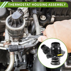 Engine Coolant Thermostat Housing Assembly for BMW 328d xDrive (2014–2018)