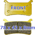 Front Rear Brake Pads for Honda Rebel 1100 CMX1100 1100T (2021–2026)
