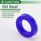 Set of 5 Oil Seal Rotary Shaft Seal 28x43x10mm High Pressure for Various Models