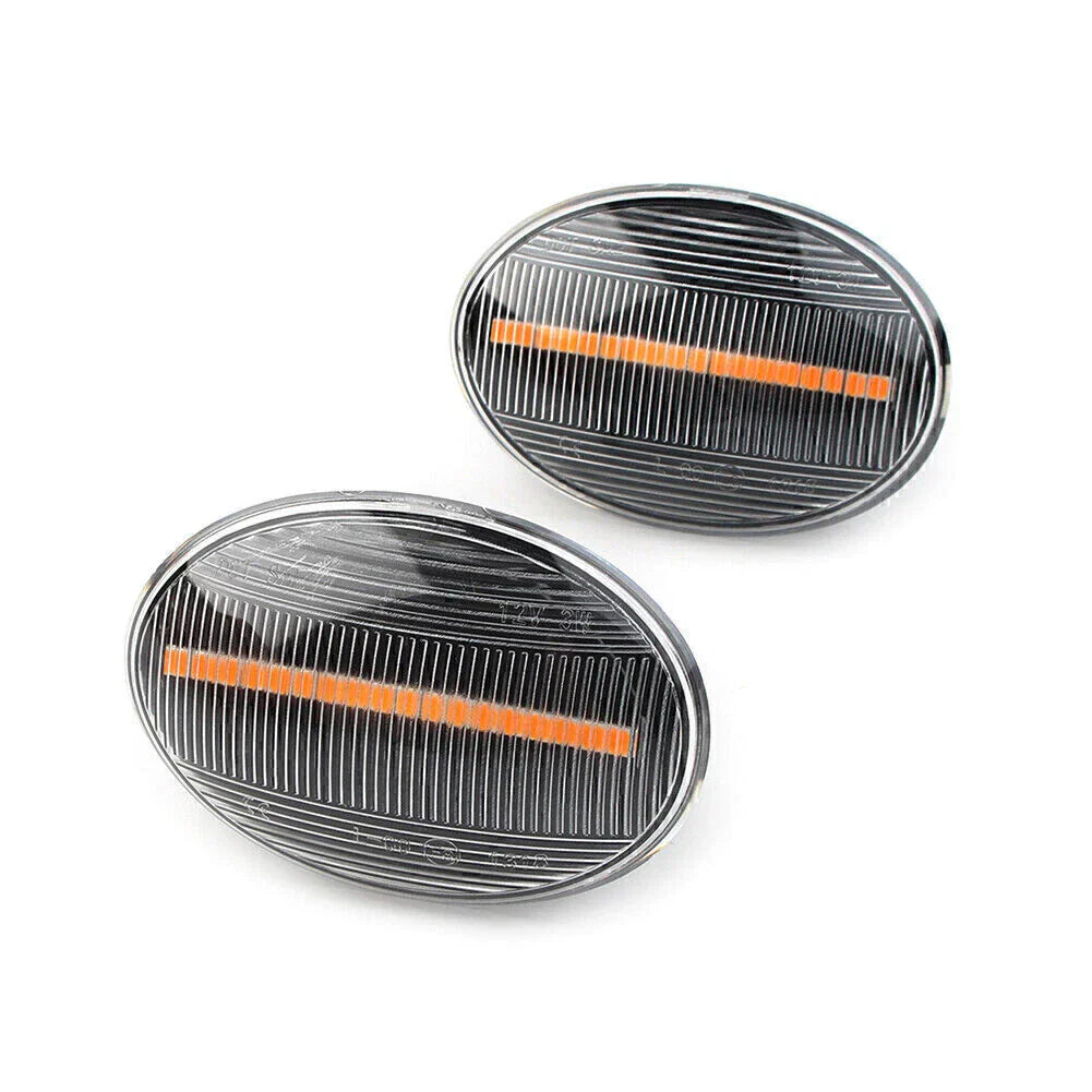 Dynamic Clear LED Side Marker Lights for MINI Cooper R55 R56 R57 R58