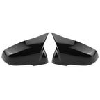 Gloss Black Side Mirror Cover Cap Replacement Pair for Toyota Supra (2019–2023)