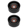 2X Accessory Drive Belt Idler Pulley Set for Ford F-150 F-250 F-350 (2015–2020)