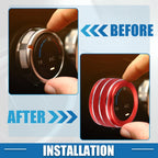 Set of 2 AC Radio Switch Knob Cover Trim for Subaru BRZ, Toyota 86 (2022)