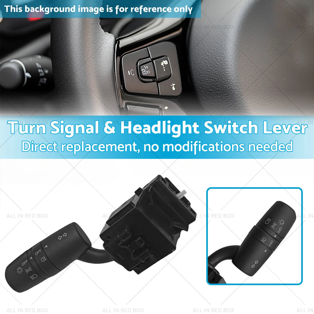 Turn Signal & Headlight Switch Lever for Mazda 3 6 CX-5 (2004–2019) KD3366122 Black