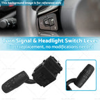 Turn Signal & Headlight Switch Lever for Mazda 3 6 CX-5 (2004–2019) KD3366122 Black