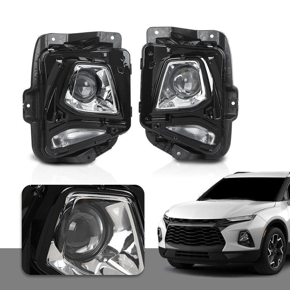 Set of 2 HID Projector Headlights for Chevy Blazer (2019–2021)