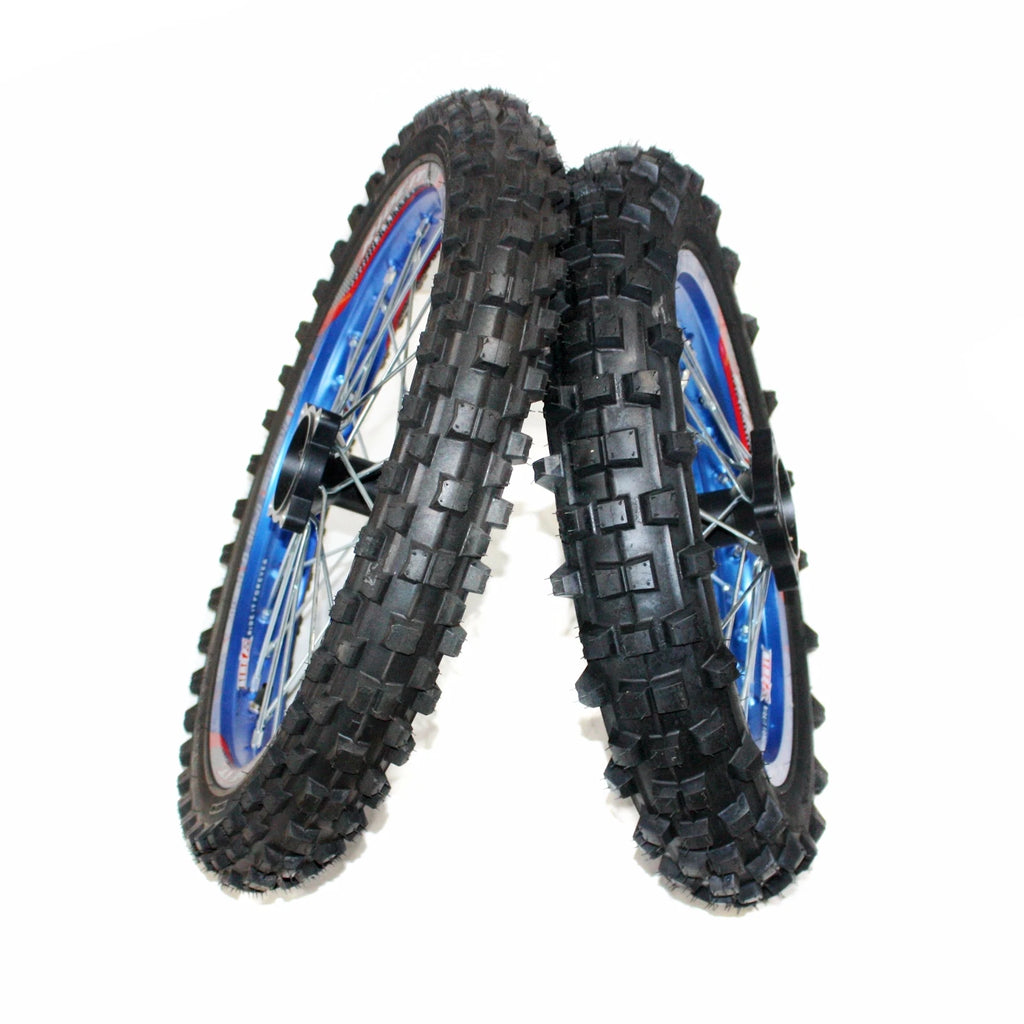 15mm Front & 14 Inch Rear Alloy Wheel Rim Tire for Dirt Bike (PIT)