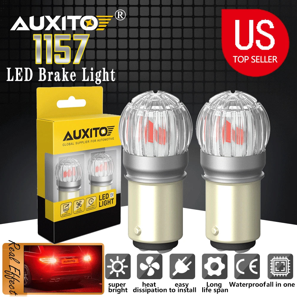 2X LED Turn Signal Brake Tail Light Bulbs for Various Vehicles